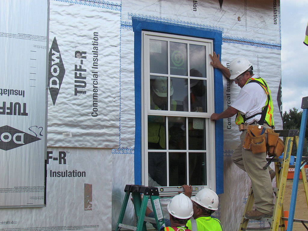 Window installation National Institute of Standards and Technology/Wikimedia Commons