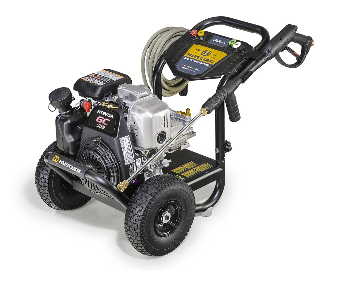 Pressure washer/courtesy Hustler Turf