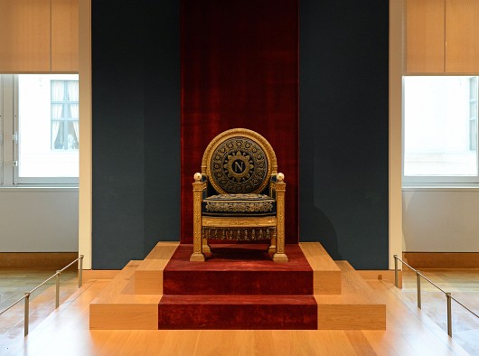 Napoleon's throne by Son of Groucho/Wikimedia Commons.