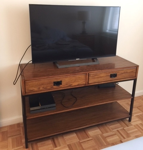 Media console assembled at last