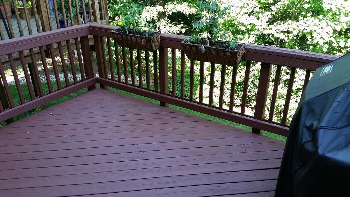 Smooth new deck refinish