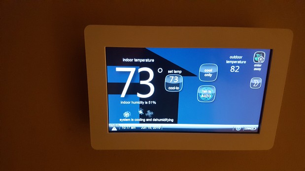 New HVAC system thermostat