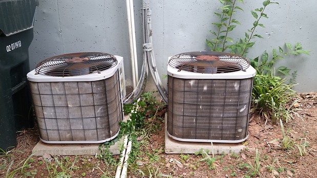 A/C units -- old but working fine