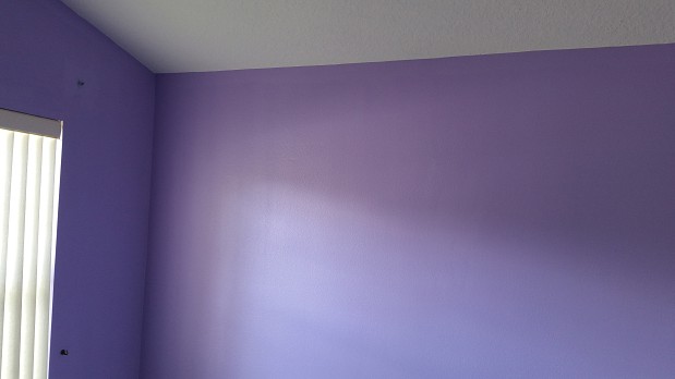 Bedroom painting - lilac