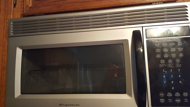 Heavy microwave was damaging cabinet