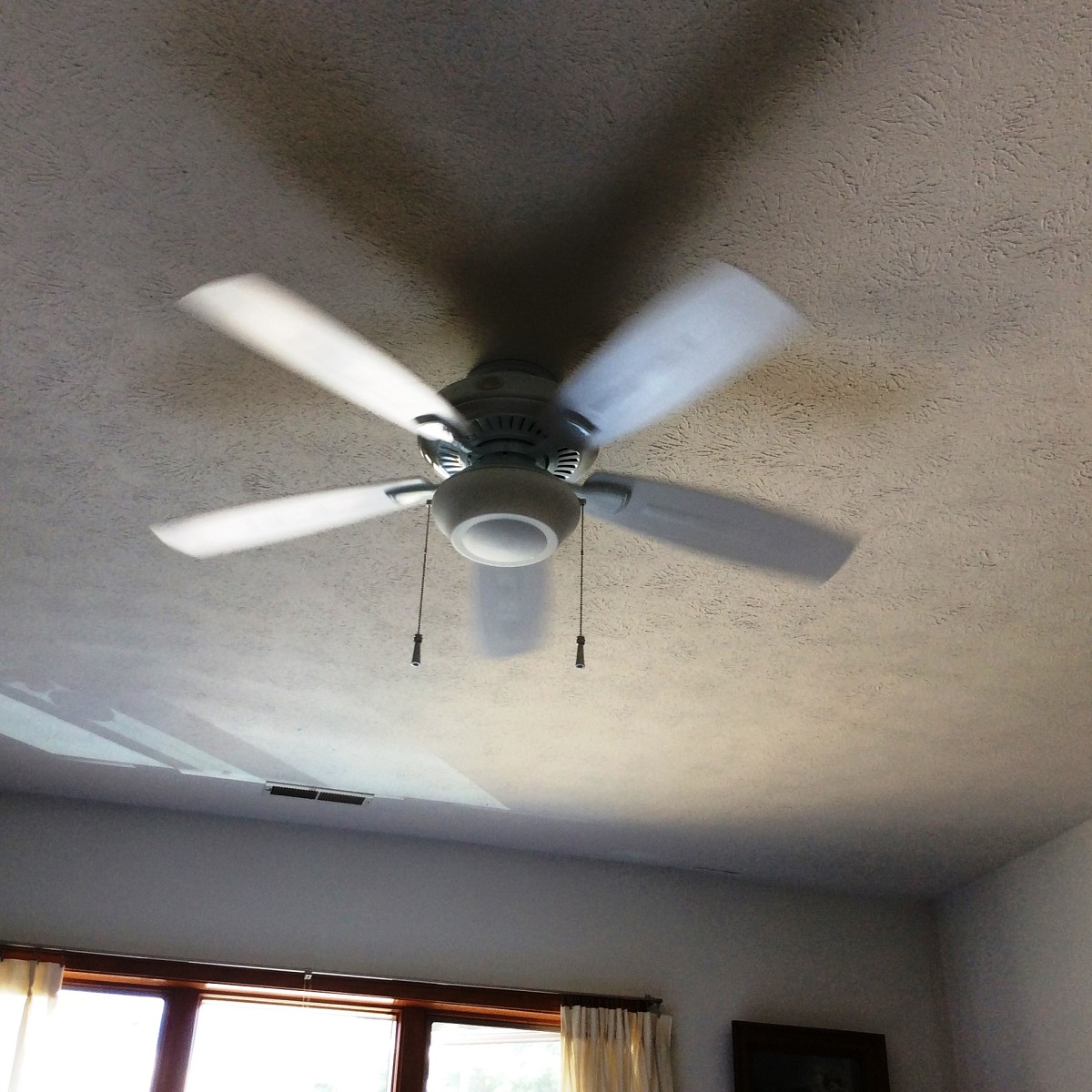 Ceiling fan installation