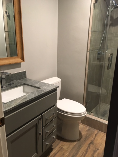 Bathroom remodel with quality materials