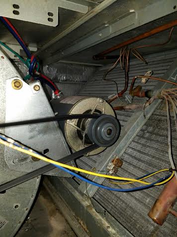 Air conditioner belt replacement