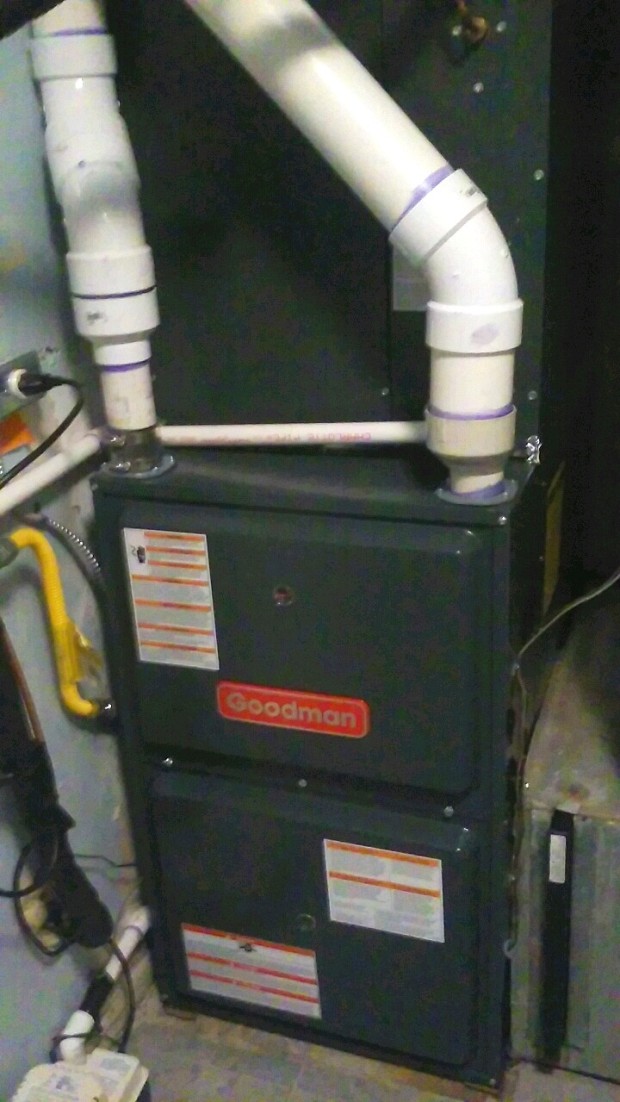 2-stage furnace install