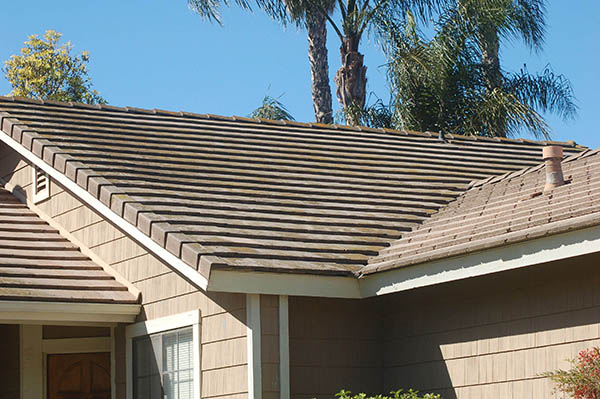 AFTER: Cement roof repair completed