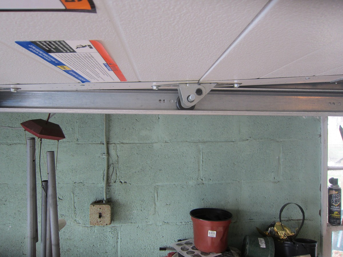 Replacement track for garage door opener