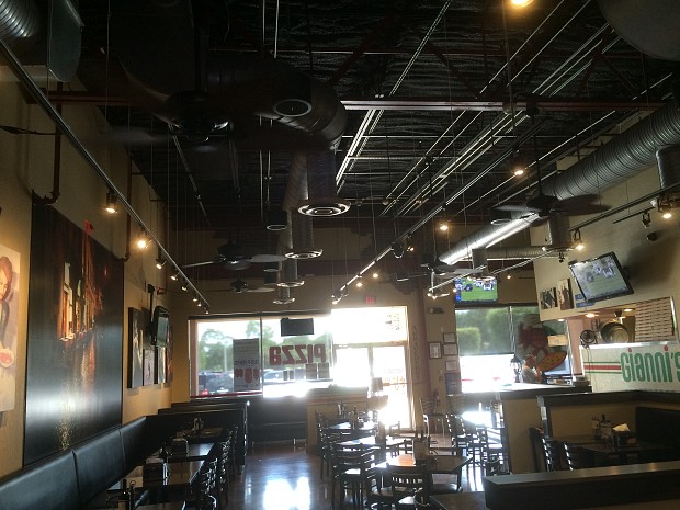 Restaurant ceiling fan installation