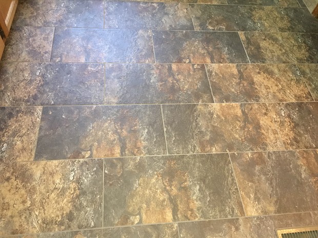 Tile floor closeup