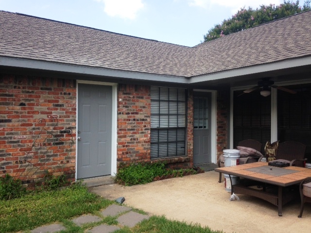 Back of house after painting