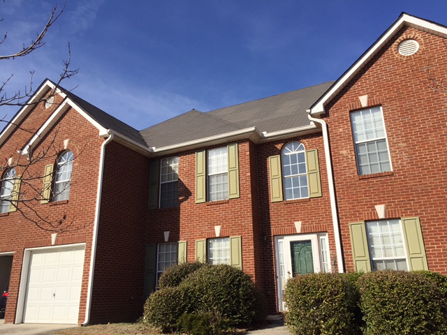 Roof repair closeup