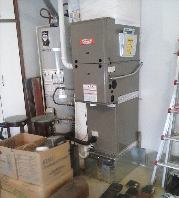 New 2-stage furnace installation