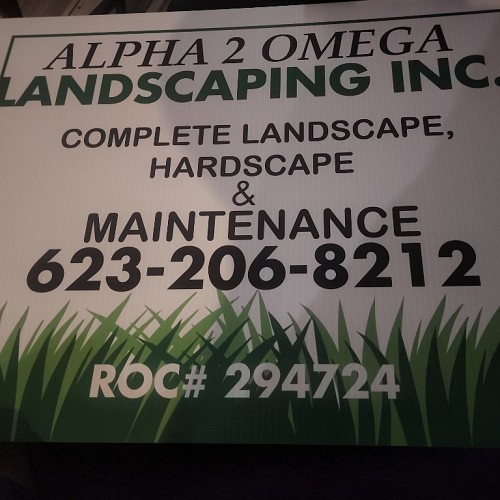 Alpha 2 Omega Landscaping Incorporated Glendale AZ 85301 Networx