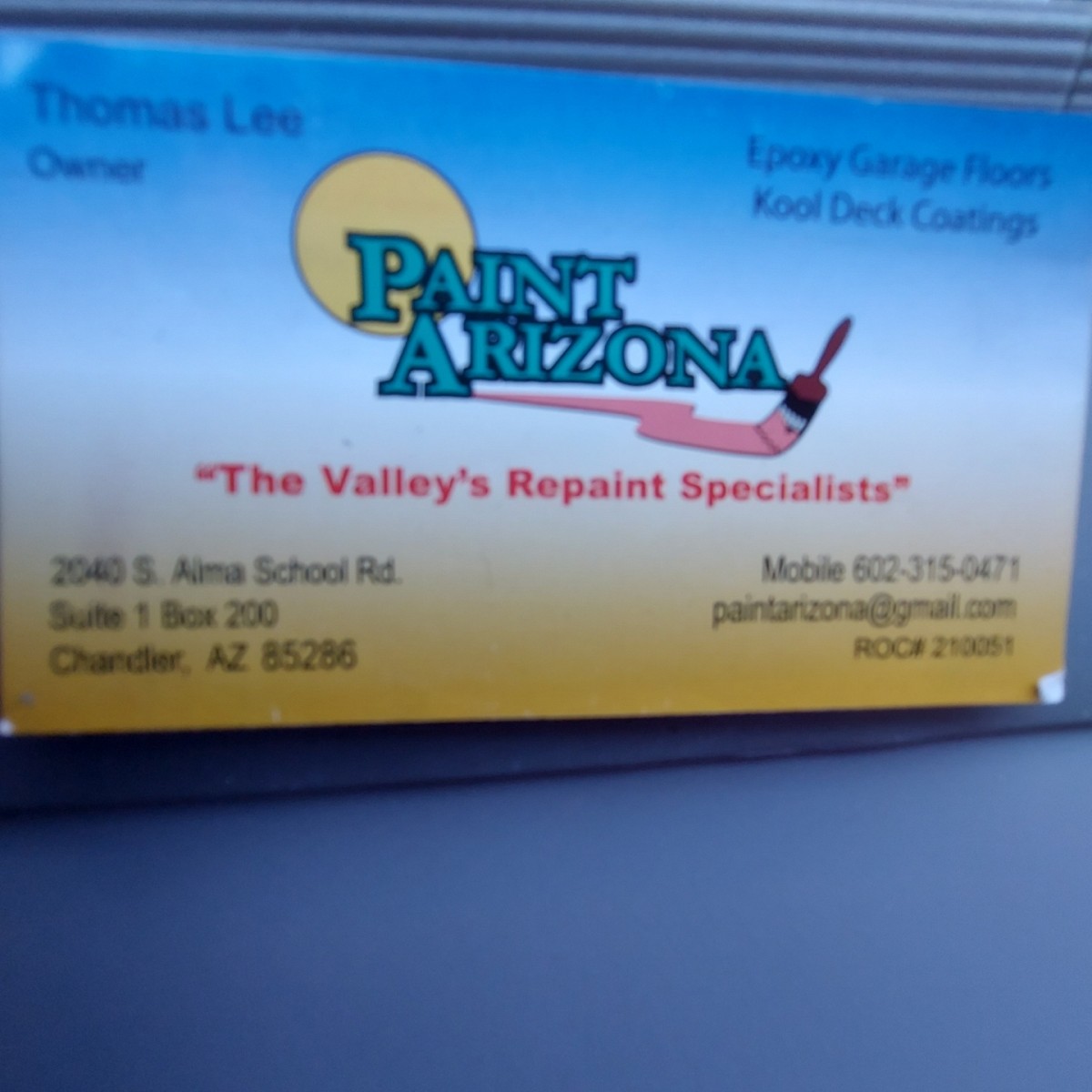 Paint Arizona Chandler, AZ, 85226 Networx