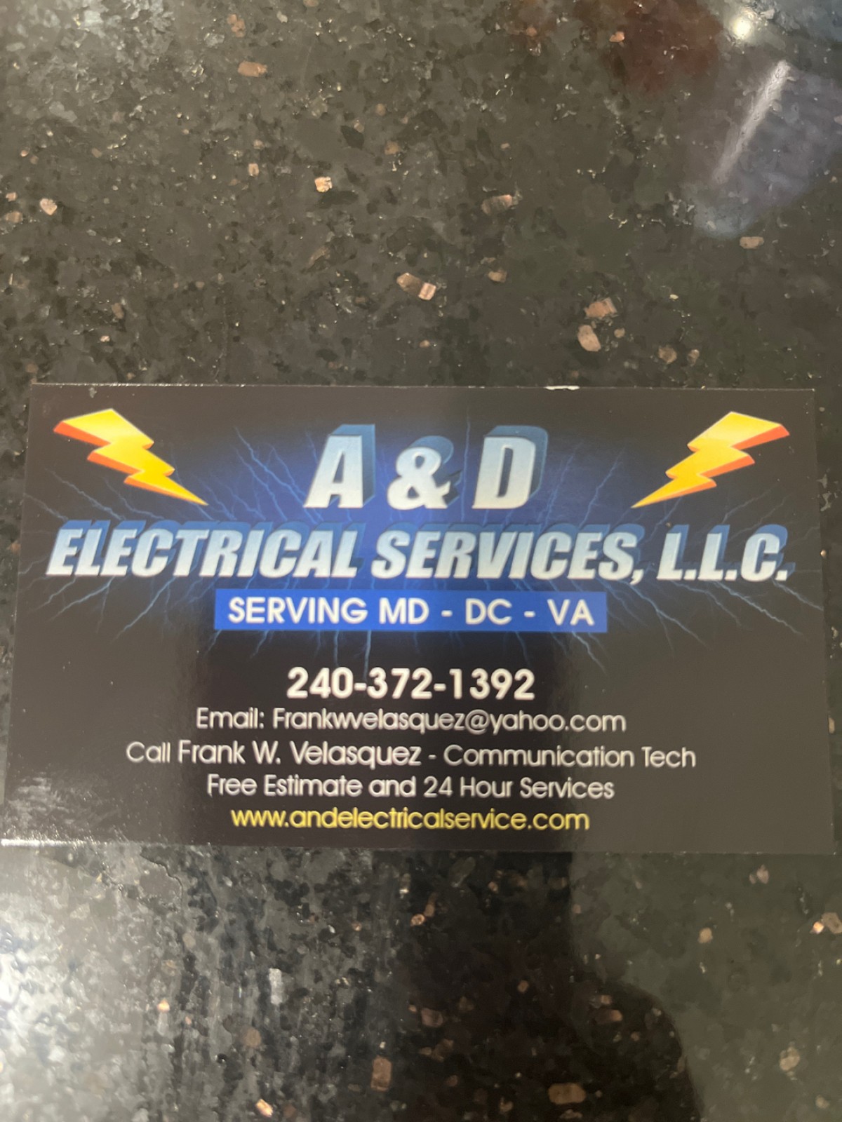 A&D Electrical Services, LLC Silver Spring, MD, 20903 | Networx