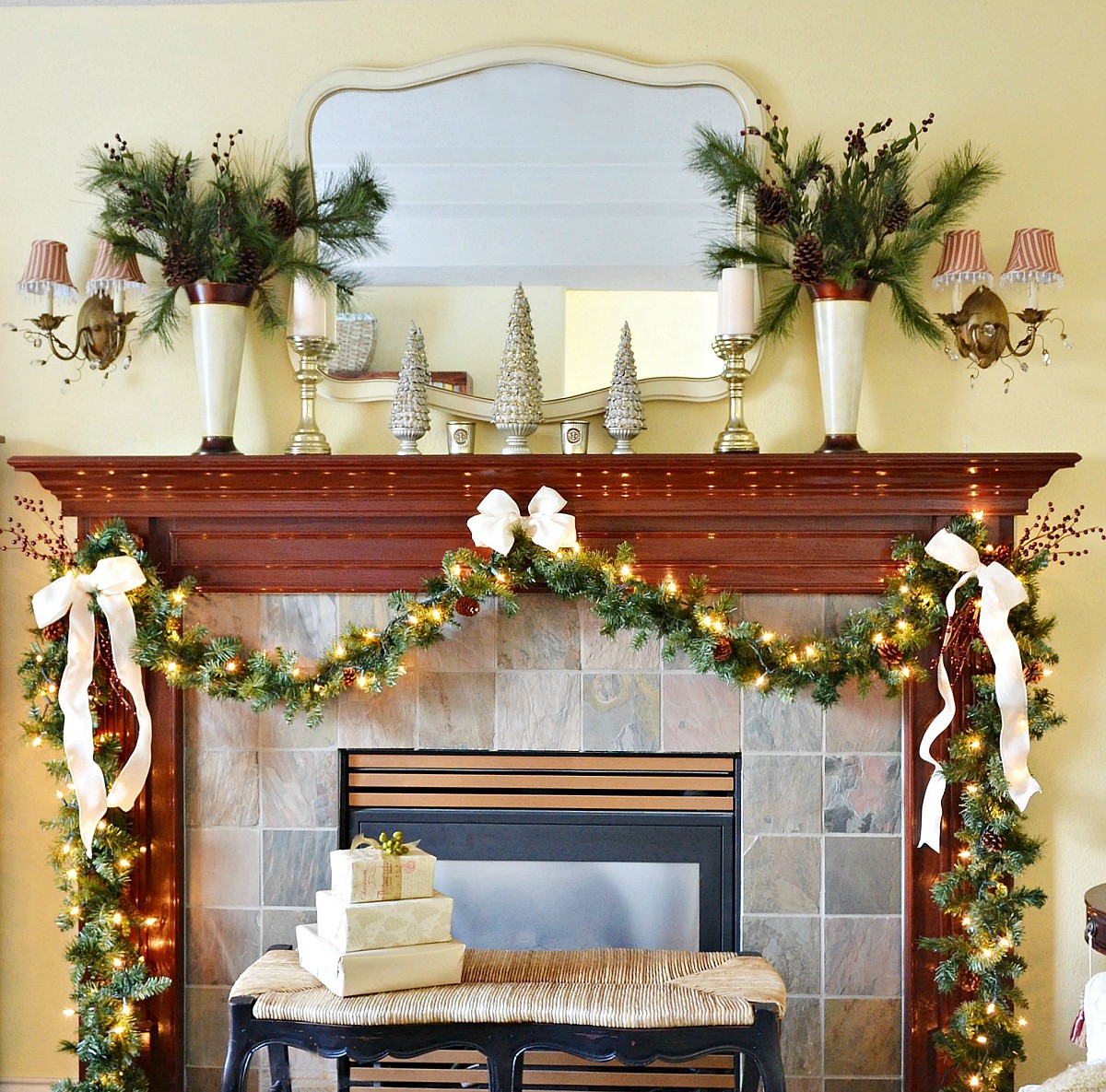 Traditional Mantel Decorating Ideas