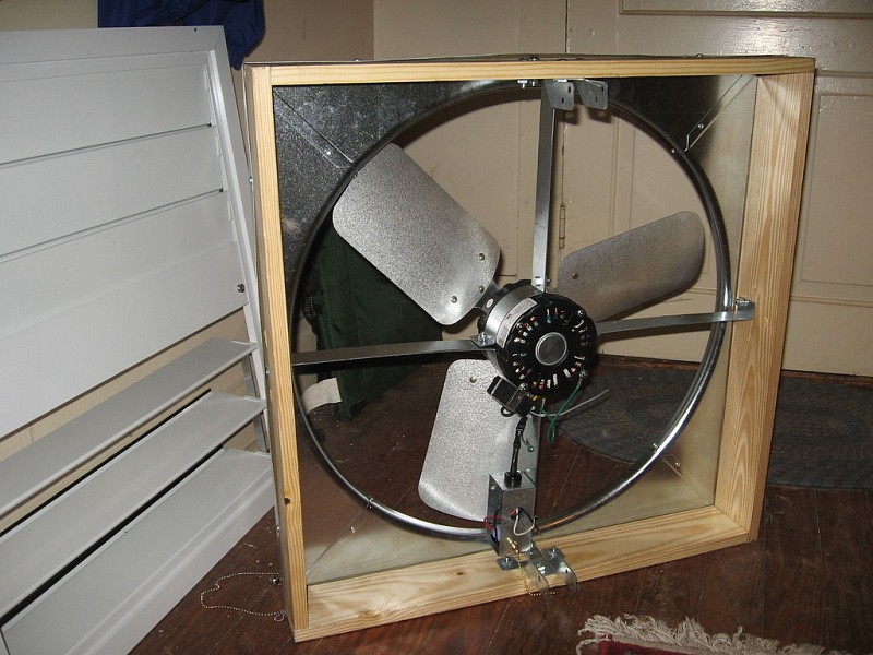 use whole house fan with air conditioner